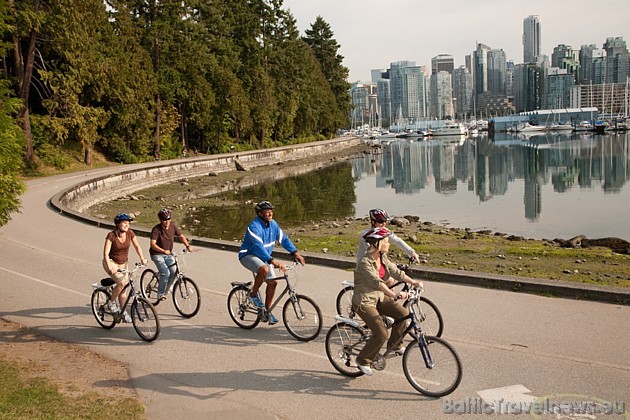 Stenlija parks pilsētas teritorijā ir viens no lielākajiem parkiem pasaulē
Foto: Tourism Vancouver 39851