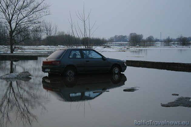 Pavasarī plūdi ienākuši Jelgavas pilsētā 41578