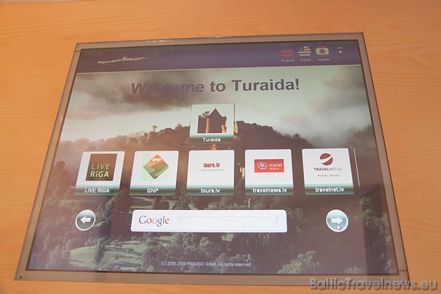 Interneta piekļuve citiem resursiem ir atvieglota ar baneru starpniecību, piemēram, Turaidas muzejrezervāta apmeklētājs var ērti pāriet uz Travelnews. Interneta piekļuve citiem resursiem ir atvieglota ar baneru starpniecību, piemēram, Turaidas muzejrezervāta apmeklētājs var ērti pāriet uz Travelnews. 41708