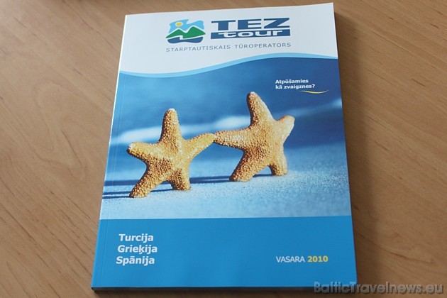 Starptautiskais tūroperators Tez Tour aprīļa pēdējās dienās ceļojumu aģentūrām prezentēja jauno vasaras 2010 ceļojumu katalogu Starptautiskais tūroperators Tez Tour aprīļa pēdējās dienās ceļojumu aģentūrām prezentēja jauno vasaras 2010 ceļojumu katalogu 43125
