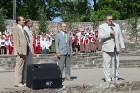 Ikšķiles novada domes priekšsēdētājs Indulis Trapiņš uzrunā Ikšķiles viesus 16