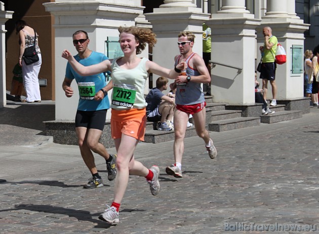 Daudziem sportistiem pusmaratona un maratona skrējiens sagādāja lielu gandarījumu 43811