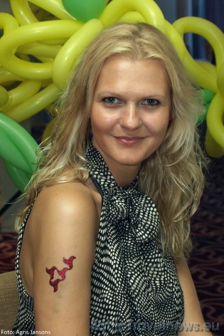 Pasākuma viesis ar Hotel Jūrmala SPA tetovējumu 45213