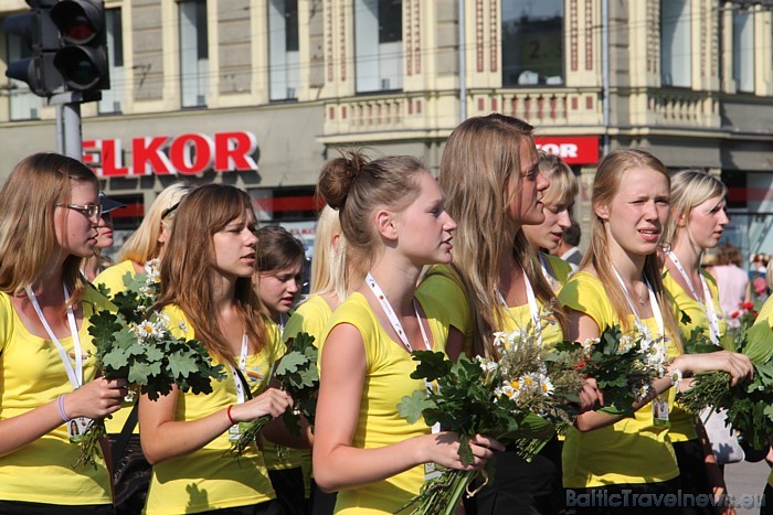 X Latvijas skolu jaunatnes dziesmu un deju svētku gājiens 46271