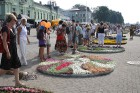 No 06.-08.08.2010 pilsētas svētku ietvaros notika desmitais Baltijas ziedu paklāju festivāls 3