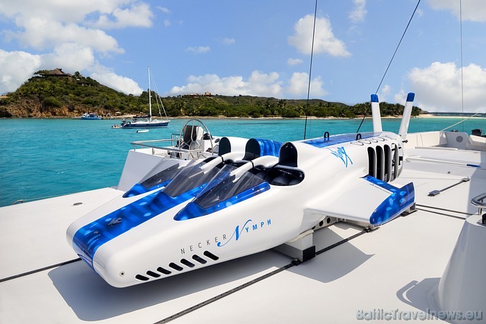 Doties braucienā ar Necker Nymph iespējams tikai tad, ja īrējat luksusa katamarānu Necker Belle vai uzturaties privātajā salā Necker Island
Foto: © 2 49303