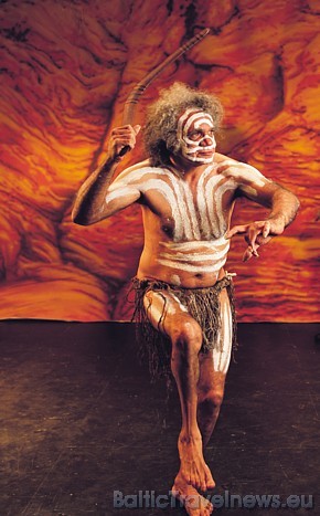 Austrālijā iespējams iepazīties ar unikālo aborigēnu -  Austrālijas pirmiedzīvotāju - kultūru un tradīcijām
Foto: SATC 49420