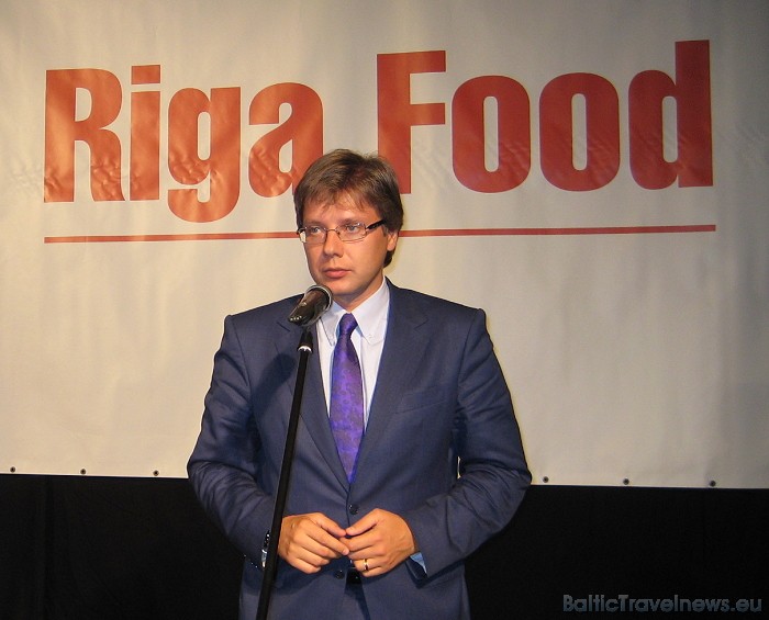 Izstādes Riga Food 2010 atklāšanas pasākumā ar runu uzstājās Nils Ušakovs (Rīgas domes priekšsēdētājs) 49510