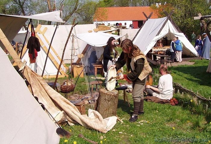 Katru gadu no 01.-09.05. Ribes vikingu centrā notiek lielākais vikingu gadatirgus pasaulē - tas vienlaicīgi ir arī vikingu centra sezonas atklāšanas p 51450