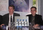 «Pasaules uzziņu atlanta» galvenais redaktors Jānis Turlajs (no kreisās) atzīst, ka jaunais atlants jau ir izpelnījies pasaules kartogrāfijas ekspertu 5