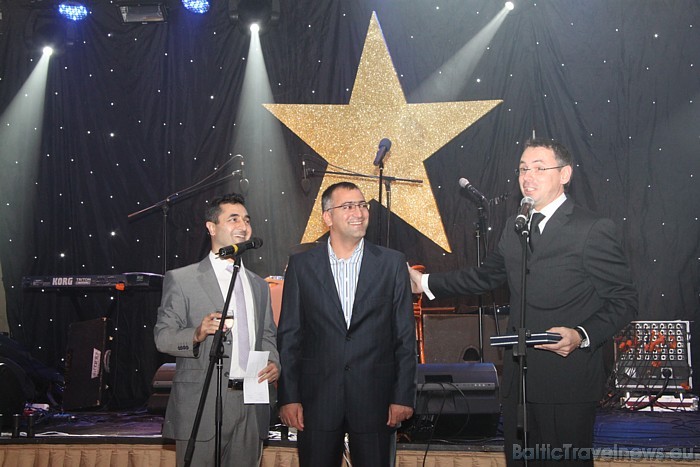 Tez Tour pārdošanas līderu apbalvošanas pasākums Tez Tour zvaigzne 2010 (21.10.2010) Antaljas 5 zvaigžņu viesnīcā  Akka Hotel Antedon 51700