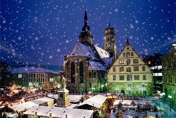 Viens no slavenākajiem Ziemassvētku tirdziņiem ne tikai Vācijā, bet visā Eiropā katru gadu notiek Štutgartes (Stuttgart) pilsētā 
Foto: in.Stuttgart 52123