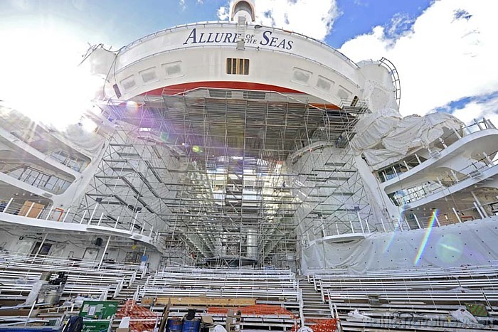 Vairāk informācijas par kruīza kuģi Allure of the Seas iespējams atrast interneta vietnē www.allureoftheseas.com
Foto: © Royal Caribbean Internationa 52553