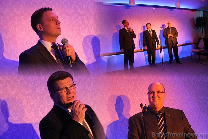 Radisson Blu vadība sveic klientus: Konrāds Maijers (Radisson Blu Daugava ģenerāldirektors), Kari Hiltunen (Radisson Blu Latvija ģenerāldirektors) un Radisson Blu vadība sveic klientus: Konrāds Maijers (Radisson Blu Daugava ģenerāldirektors), Kari Hiltunen (Radisson Blu Latvija ģenerāldirektors) un 52564