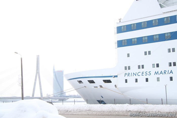 Uzņēmuma St. Peter Line kruīza kuģis Princess Maria devies Ziemassvētku kruīzā pa Baltijas jūras ostām un tajā devušies Krievijas tūristi 53662