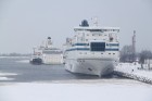 06.01.2011 Rīgas Pasažieru ostā piestāja kruīza kuģis Princess Maria, kas uz Rīgu atveda aptuveni 1500 tūristu 1
