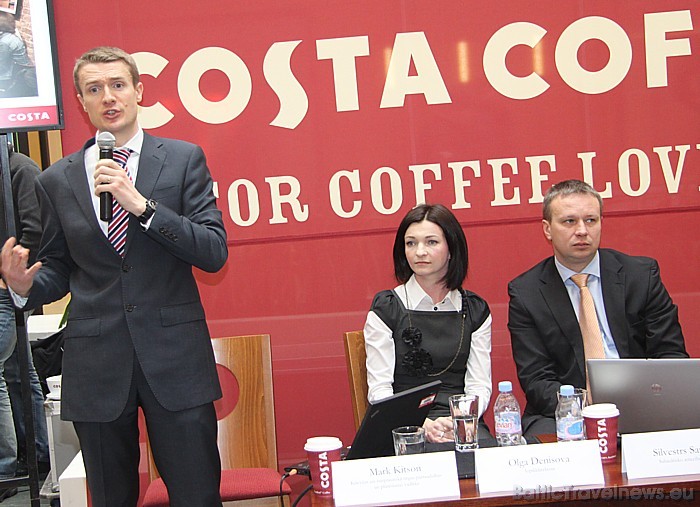 Costa Coffee atrodas tirdzniecības centrā Spice, Lielirbes ielā 29 54385