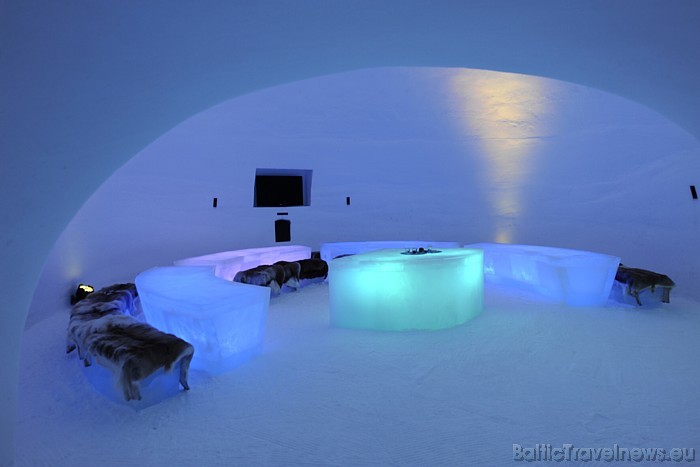 Šādi izskatās Volvo Ice Camp ēdamzāle
Foto: © Volvo Ice Camp 54508