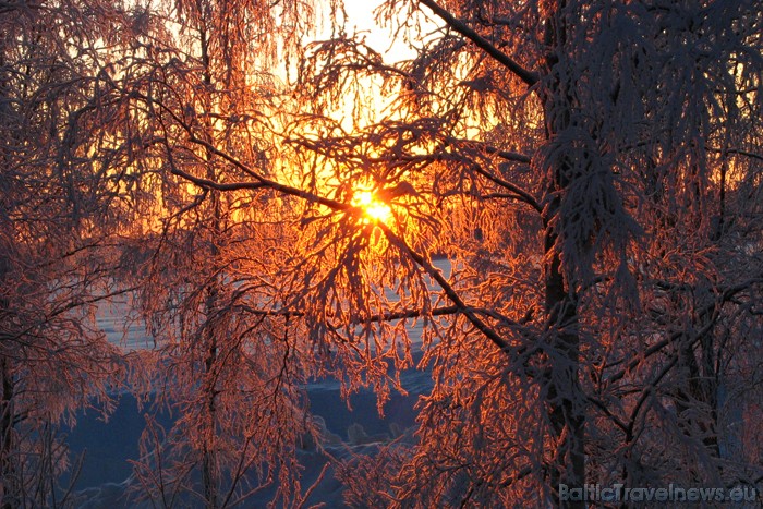 Uldis Zariņš, viens no tēlniekiem, informēja, ka Sniega pils veidošanas process bijis īpaši aizraujošs un atbildīgs
Foto: Uldis Zariņš 54807