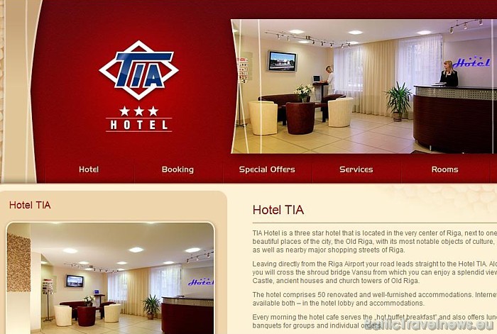 Vairāk informācijas par viesnīcu Hotel TIA iespējams atrast interneta vietnē www.tia.lv 54919