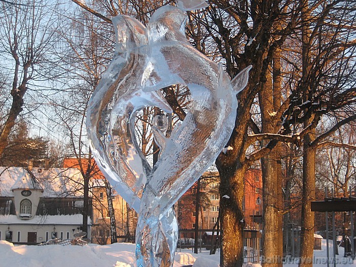 Dažādu pasaules valstu mākslinieku darinātās ledus skulptūras 55295