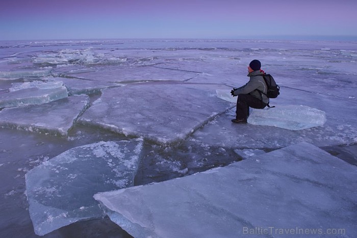Arī pārmērīgs aukstums kaitē ledus ceļam, jo tad ledus iekšpusē rodas plaisas, kas var padarīt ceļu nedrošu
Foto: Visit Estonia/Sven Zacek 55885