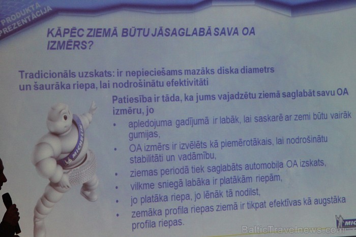 Riepu ražotājs Michelin 9.03.2011 prezentēja Baltic Beach Hotel viesnīcā jaunākos riepu modeļus un priekšrocības pret citiem riepu ražotājiem Riepu ražotājs Michelin 9.03.2011 prezentēja Baltic Beach Hotel viesnīcā jaunākos riepu modeļus un priekšrocības pret citiem riepu ražotājiem 56834