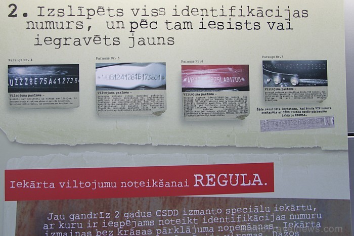 17.03.2011 Rīgas Motormuzejā atklāta jauna, netradicionāla izstāde «Pat nemēģini! Pieķers!» Ekspozīcijā apskatāmas CSDD darbinieku izņemtās viltotās a 17.03.2011 Rīgas Motormuzejā atklāta jauna, netradicionāla izstāde «Pat nemēģini! Pieķers!» Ekspozīcijā apskatāmas CSDD darbinieku izņemtās viltotās a 57231