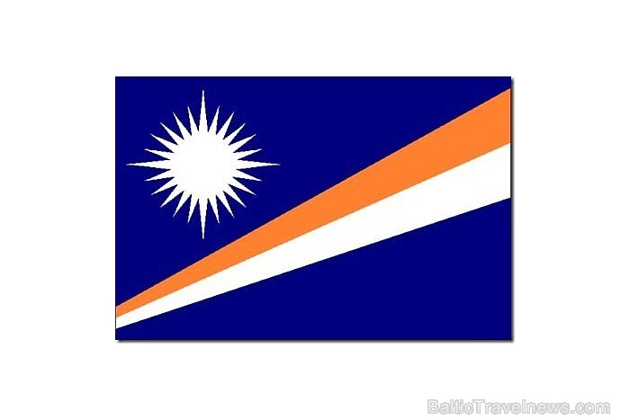 17. vietu ieņem Māršala sala. Zilā krāsa simbolizē Kluso okeānu, oranžā - drosmi un vīrišķību, baltā - mieru. Zvaigzne simbolizē kristiešu krustu 57689
