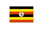 20. vietu ieņem Ugandas valsts karogs. Karoga centrā atrodas balts disks, uz kura attēlots nacionālais simbols - vainagdzērve. Melnā karoga krāsa simb 1
