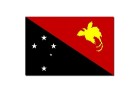 4. vietu ieņem Papua-Jaungvineja. Sarkanā un melnā ir valsts tradicionālās krāsas. Paradīzes putns, kas attēlots karogā peld gandrīz tikai Jaungvinejā 17