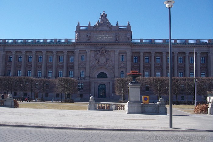 Riksdaga ēkā Stokholmā tūristiem pieejamas bezmaksas ekskursijas 57760