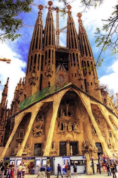 Sagrada Familia Barselonā, Spānijā
Foto: Wolfgang Staudt 59480