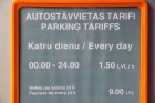 SIA «EuroPark Latvia» pakalpojumu cenas viesnīcas Radisson Blu Elizabete viesiem 3