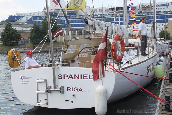 Latvijas jahta «Spaniel» dodas 10.06.2011 pēc kārtējās uzvaras regatē «The Tall Ships Races 2011» - www.tallshipsracesgreenock.com 61839