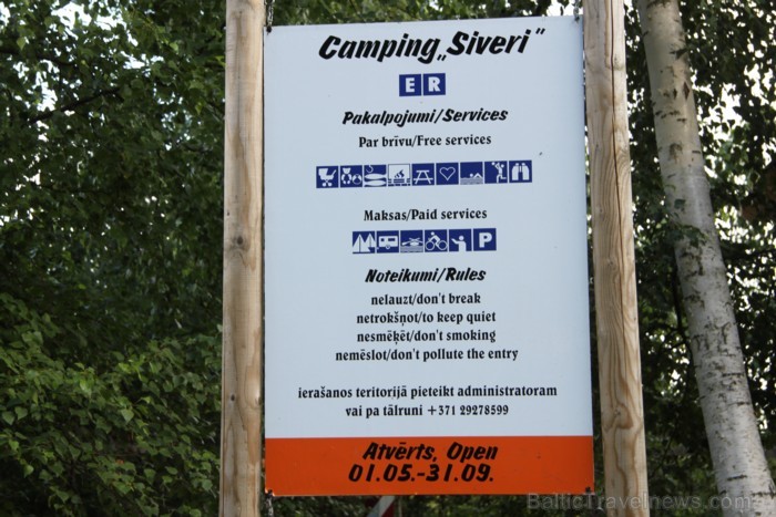 Kempings Siveri (www.campsiveri.lv, 29278599) atrodas Krāslavas un Dagdas novados pie Sīvera ezera, kas ir 9.lielākais Latvijā. Kempings Siveri (www.campsiveri.lv, 29278599) atrodas Krāslavas un Dagdas novados pie Sīvera ezera, kas ir 9.lielākais Latvijā. 62895