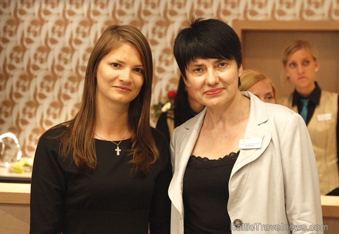 Karina Sabirova (BalticTravelnews.com mārketinga vadītāja) un Svetlana Jusupova (Karavella Hotel mārketinga vadītāja) 63893