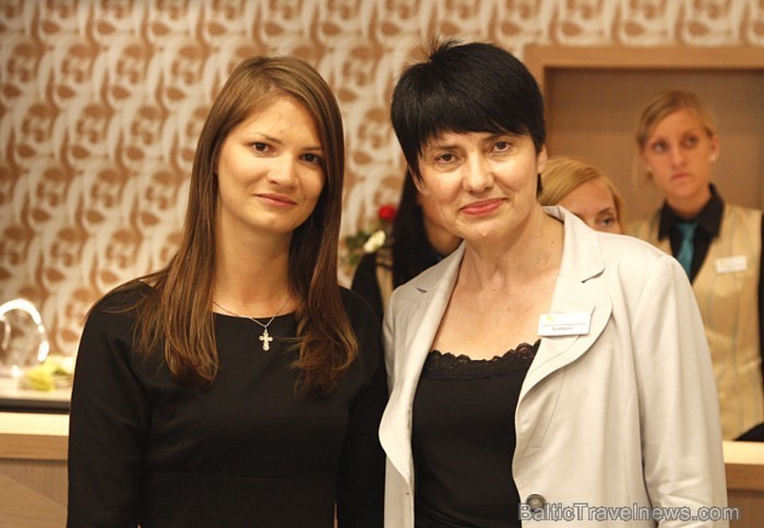 Karina Sabirova (BalticTravelnews.com mārketinga vadītāja) un Svetlana Jusupova (Karavella Hotel mārketinga vadītāja) 64158