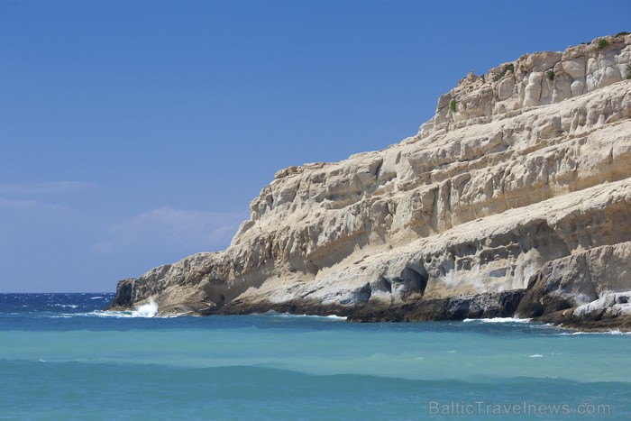 Kādreizējās hipiju pludmales klints Matalā. Foto: www.fotoprojekts.lv 66689