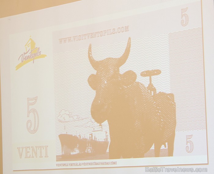 Ventspils paziņo preses konferencē 12.10.2011, kas notika viesnīcā Bergs, par jaunas valūtas apriti - Venti. Vairāk informācijas - www.Visitventspils. 67840