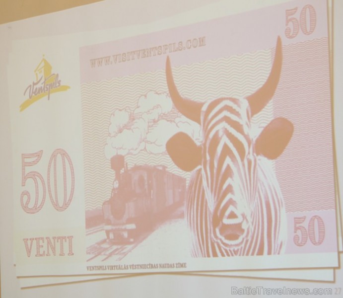 Ventspils paziņo preses konferencē 12.10.2011, kas notika viesnīcā Bergs, par jaunas valūtas apriti - Venti. Vairāk informācijas - www.Visitventspils. 67842