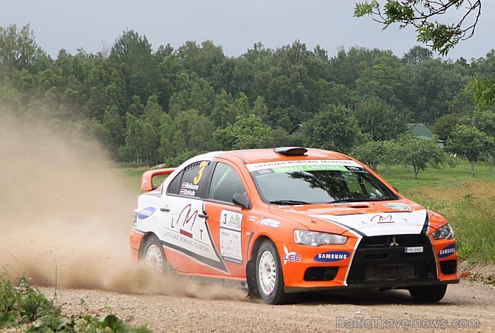 Latgales rallijs 2011 - LMT rallija automašīna trasē ar Neikšānu un Dzirkali 71129