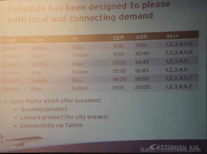 Igaunijas nacionālā lidsabiedrība Estonian Airlines piedāvā vairākus reisus dienā - www.estonian-air.com Igaunijas nacionālā lidsabiedrība Estonian Airlines piedāvā vairākus reisus dienā - www.estonian-air.com 73105