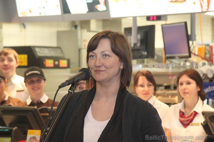 «McDonalds» atver 30-to restorānu Baltijā uz Vienības gatves 115a, Rīgā 73591