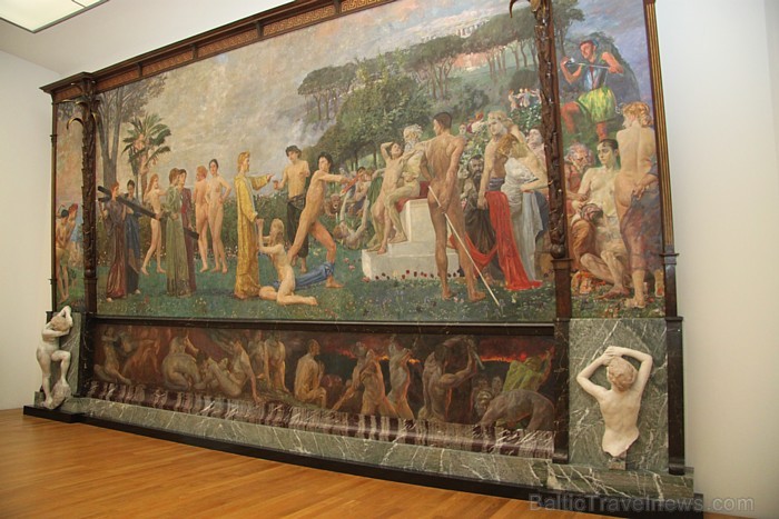 Tēlotājmākslas muzejs (Museum der bildenden Künste), kas ir dibināts 1837.gadā. Apkopo 2.700 gleznas, 750 skulptūras un 55.000 zīmējumus - www.mdbk.de Tēlotājmākslas muzejs (Museum der bildenden Künste), kas ir dibināts 1837.gadā. Apkopo 2.700 gleznas, 750 skulptūras un 55.000 zīmējumus - www.mdbk.de 76478