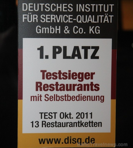Leipcigas restorāns Patakan (www.marche-restaurants.com), kas 2011.gadā ir atzīts par labāko pašapkalpošanās restorānu Vācijā 77383