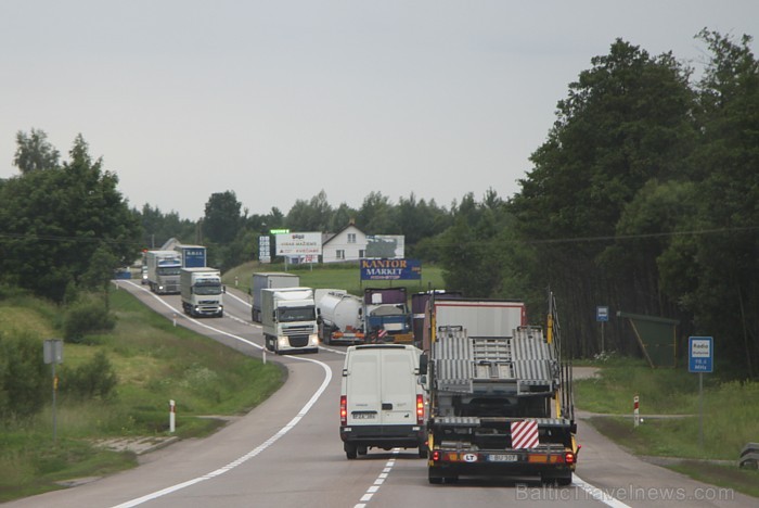 Ceļojums no Rīgas tika uzsākts 20.06.2012 ap pusdienlaiku un līdz Kauņai bija samērā ērta braukšana, bet posms starp Kauņu un Varšavu ir pilns ar krav 78077