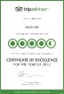 Viesnīcas Radisson Blu Hotel Latvija bārs Skyline saņēma portāla TripAdvisor izcilības sertifikātu 11