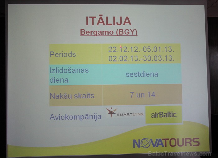 Tūroperators Novatours prezentē jauno ziemas sezonas ceļojumus 2012/2013 (Albert Hotel, 05.07.2012) Tūroperators Novatours prezentē jauno ziemas sezonas ceļojumus 2012/2013 (Albert Hotel, 05.07.2012) 78362