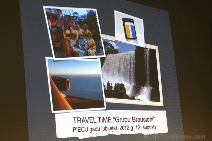 Tūrisma firma Travel Time atzīme 5 gadu jubileju grupu ceļojumiem 80380